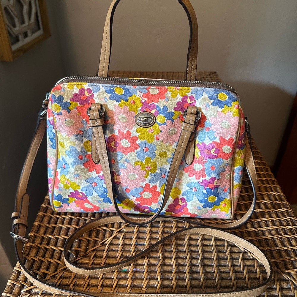 Coach Small Floral Dome Bag
